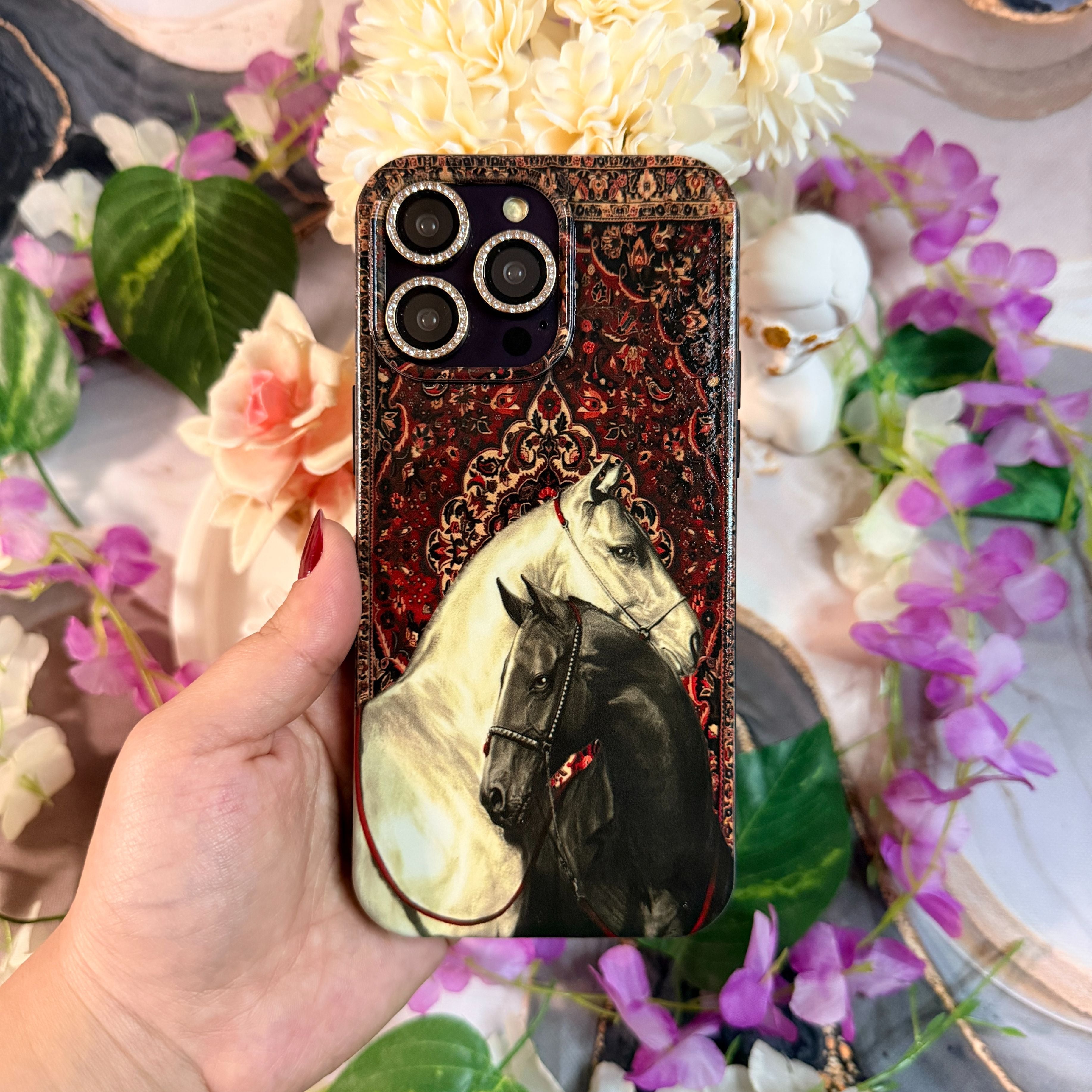 At Figürlü Premium Telefon Kılıfı