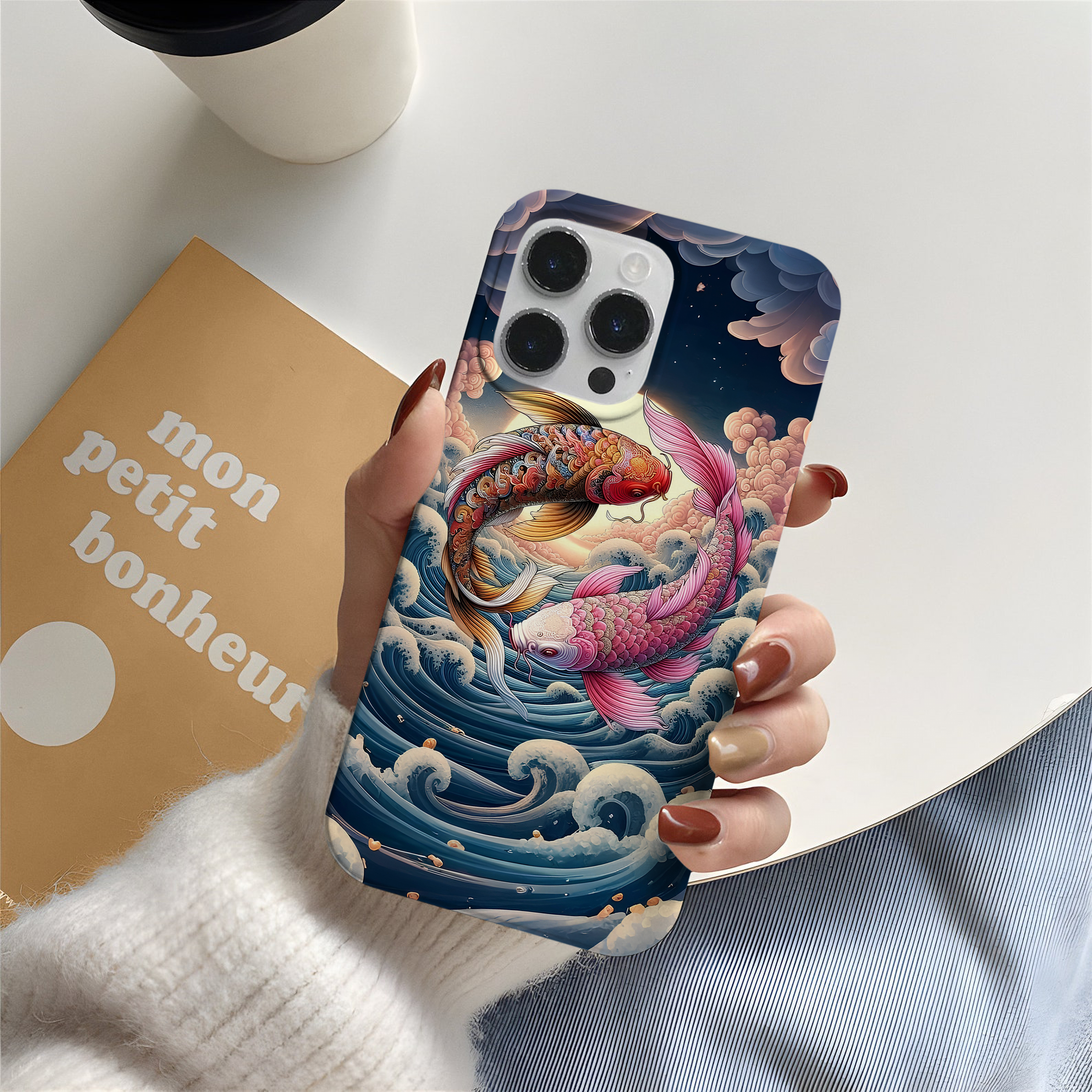 Yin Yang Koi Balığı Telefon Kılıfı