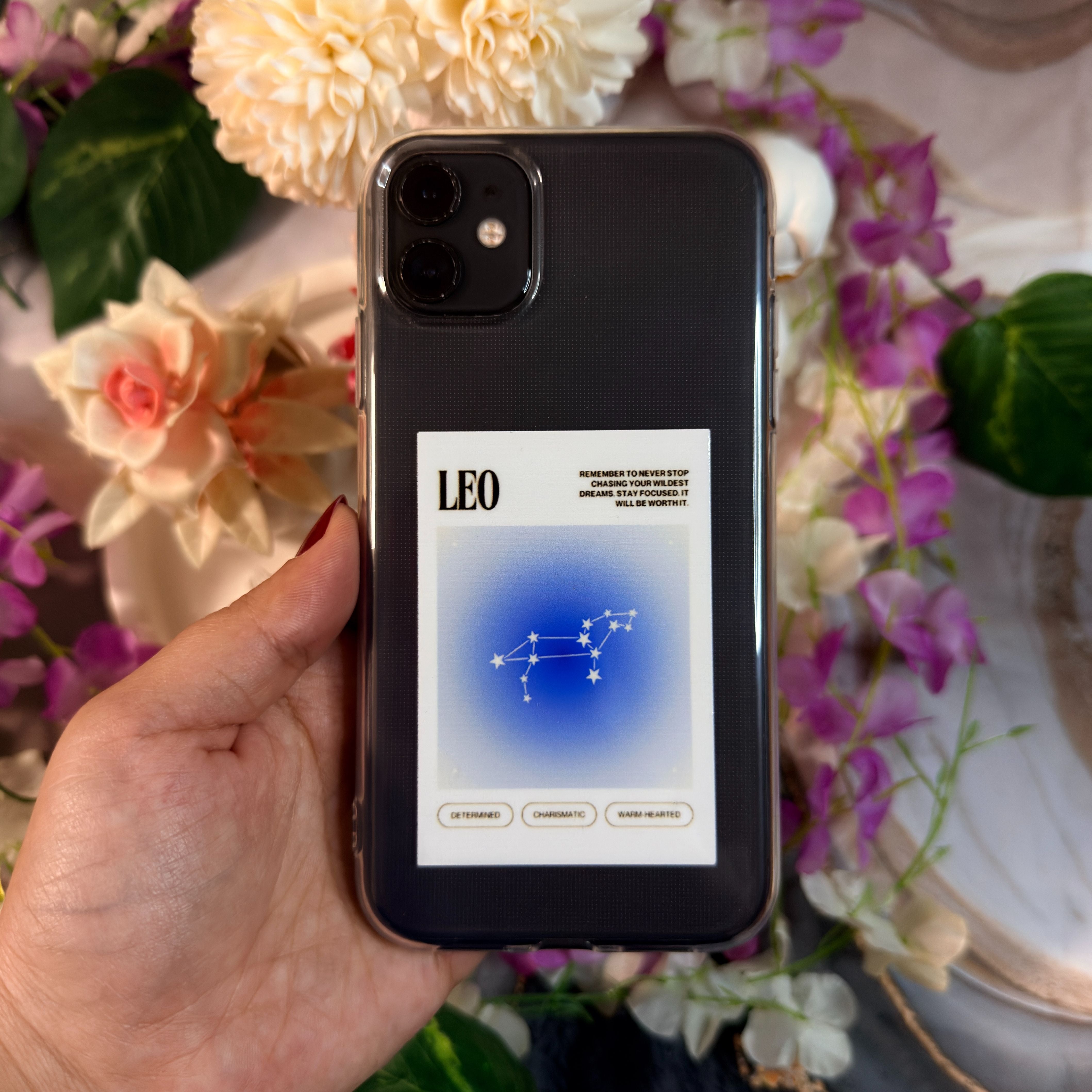 Aslan Burcu ♌ Premium Şeffaf Telefon Kılıfı